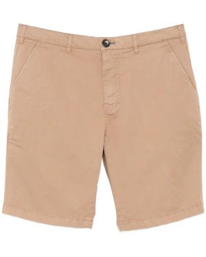 Paul Smith Pantalones Cortos De Sarga - Blanco