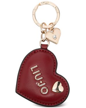 Liu Jo Heart Keychain - White