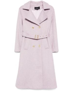 Cynthia Rowley Fuzzy Trench Coat - Pink
