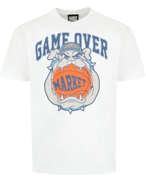 Market グラフィック Tシャツ - ホワイト