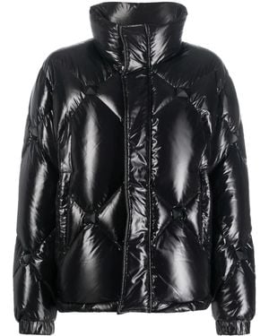 Philipp Plein Quilted Puffer Jacket - Black