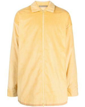 Fear Of God Corduroy Zip-Up Shirt Jacket - Yellow