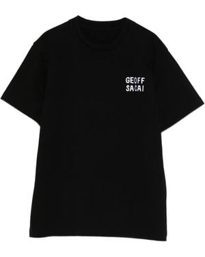 Sacai Geoff Print T-Shirt - Black