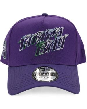 KTZ X Mlb Tampa Bay Rays City Connect 9Forty Baseball Cap - Purple