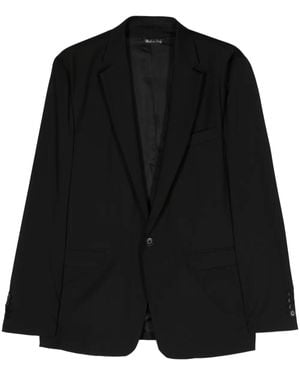 Costumein ノッチドラペル シングルジャケット - ブラック