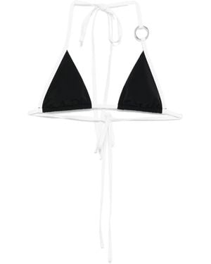 Christopher Esber Lacuna Bikini Top - Black