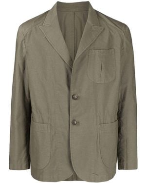 MAN ON THE BOON. Ribbed Alternative Suit Jacket - Green