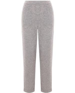 Allude Pantaloni Dritti - Grigio