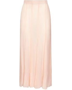 Chloé Silk Maxi Skirt - ピンク