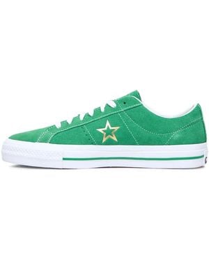 Converse One Star Pro Trainers - Green