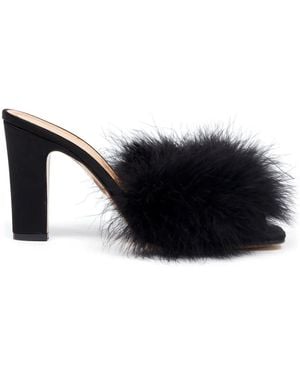 Maison Margiela Feather Sandals - Black