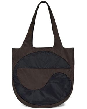 Coperni Shopper C Logo Tote Bag - Black