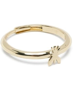 Patrizia Pepe Micro Fly Logo Ring - Metallic