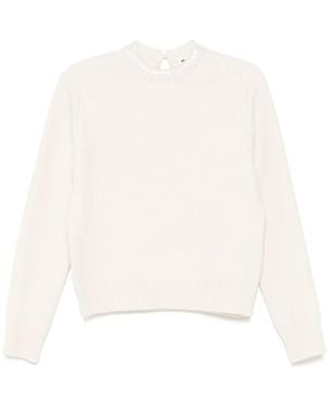 Jil Sander Long-Sleeve Crew-Neck Jumper - White