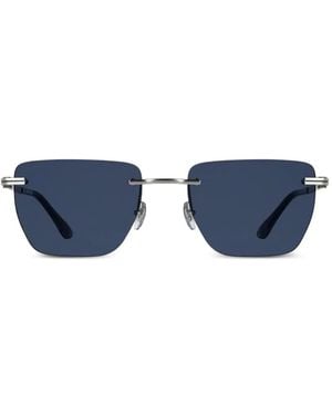 Lacoste Rimless Rectangle-Frame Sunglasses - Blue
