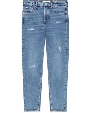 Marc O' Polo Distressed-Detailed Jeans - Blue