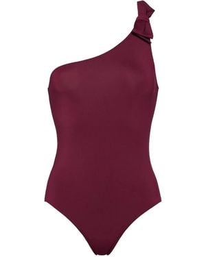 Eres Maillot De Bain Asymétrique À Détail De Nœud - Violet