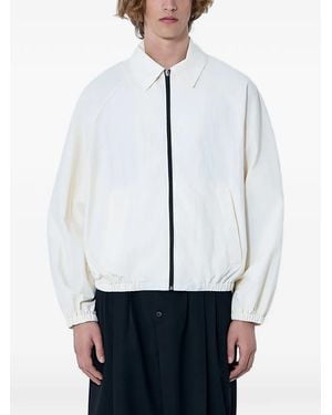 Jacquemus Zip-Front Elasticated Jacket - White