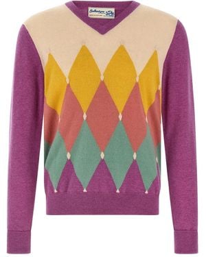 Ballantyne Pullover mit Argyle-Muster - Pink