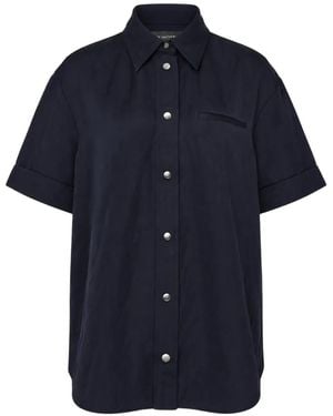 Lee Mathews Powell Short-Sleeve Shirt - Blue