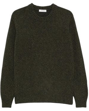 Kangra Flecked-Knit Crew-Neck Sweater - Green