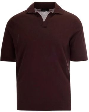 Ballantyne Short-Sleeved Polo Shirt - Red