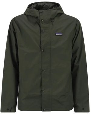 Patagonia Jackson Glacier Rain Hooded Jacket - Green