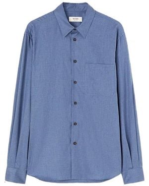 RETORI Chemise À Poche Plaquée - Blue