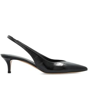 Isabel Marant 50Mm Padim Slingback Pointed-Toe Court Shoes - Black