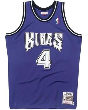 Mitchell & Ness Chris Webber Sacramento Kings 1998-99 Tank Top - Blue