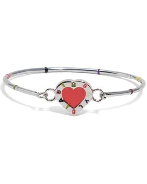 Bimba Y Lola Heart Charm Bracelet - White