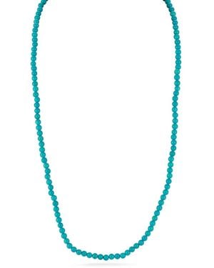 Mateo 14K Beaded Necklace - Blue