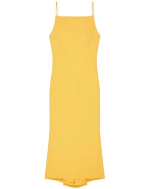 Givenchy Sliced Midi Dress - Yellow