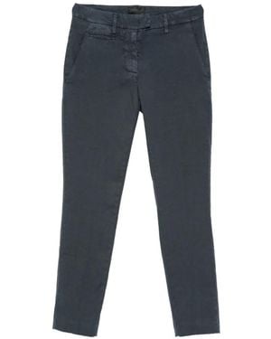 Dondup Linen Trousers - Blue