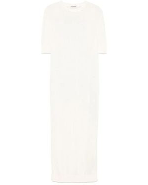 Jil Sander Klassisches Kleid - Weiß