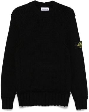Stone Island コンパスバッジ セーター - ブラック