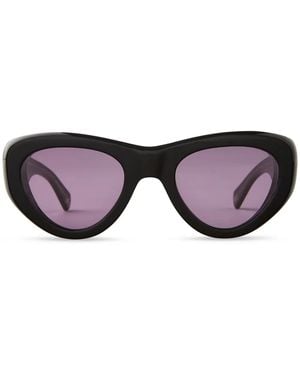 Mr. Leight Reveler S Oval-Frame Sunglasses - Brown