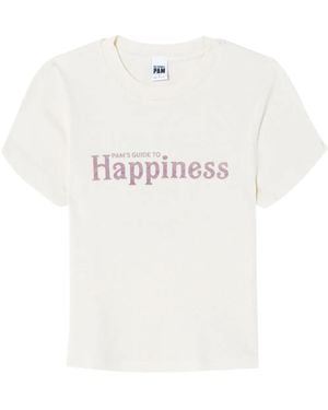 RE/DONE X Pamela Anderson Cotton T-Shirt - White