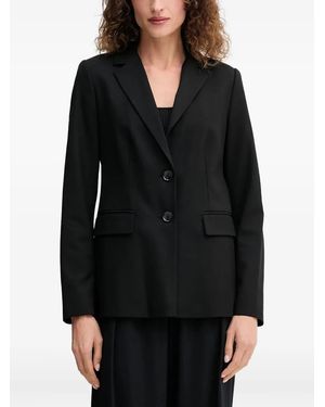 Benetton Button-Fastening Blazer - Black