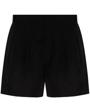 Rag & Bone Pleated Tailored Shorts - Black