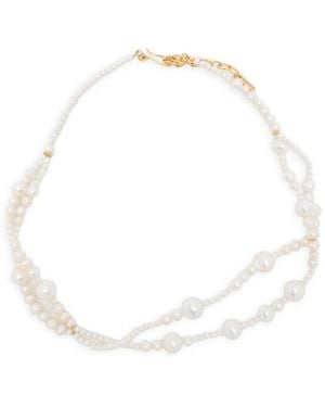 COMPLETEDWORKS Pearl Necklaces - White