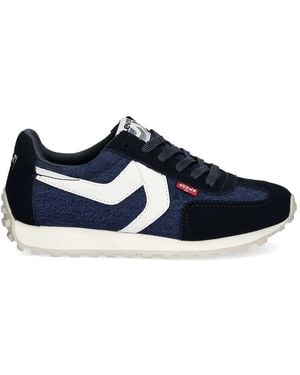 Levi's Stryder Suede Paneled Sneakers - Blue