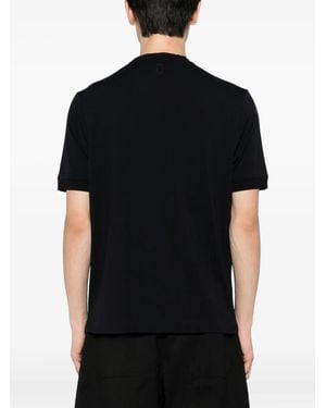 Canali Wool T-Shirt - Black