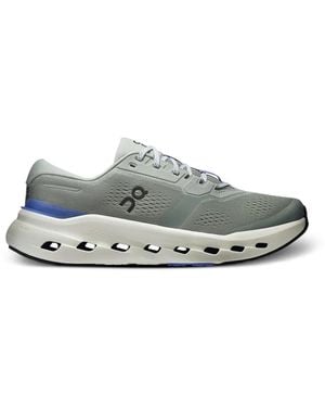 On Shoes Cloudrunner 3 Logo-Detail Trainers - Grey
