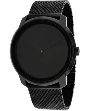 Movado Bold Mesh-Strap 44Mm Watch - Black