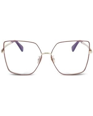 Max Mara Eyewear Gafas Con Montura Geométrica - Neutro