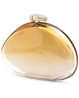 Benedetta Bruzziches Ariel Crystal-Embellished Clutch Bag - Metallic