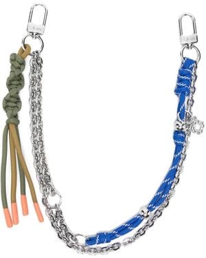 Maje Chain Hone Keyring - Blue