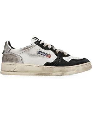 Autry Medalist Super Vintage Trainers - White