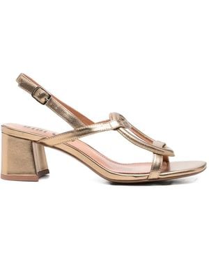 Bibi Lou Buckle-Fastening Sandals - Natural